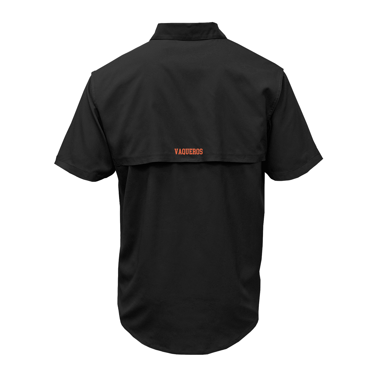 UTRGV Texas Logo - Men's Black Fishing Shirt