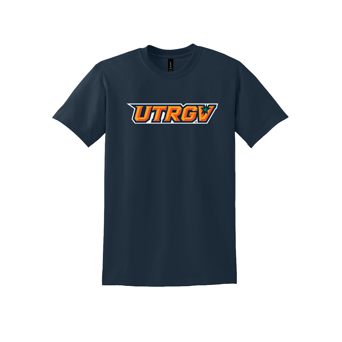 UTRGV Gildan Primary Logo - Navy T-shirt