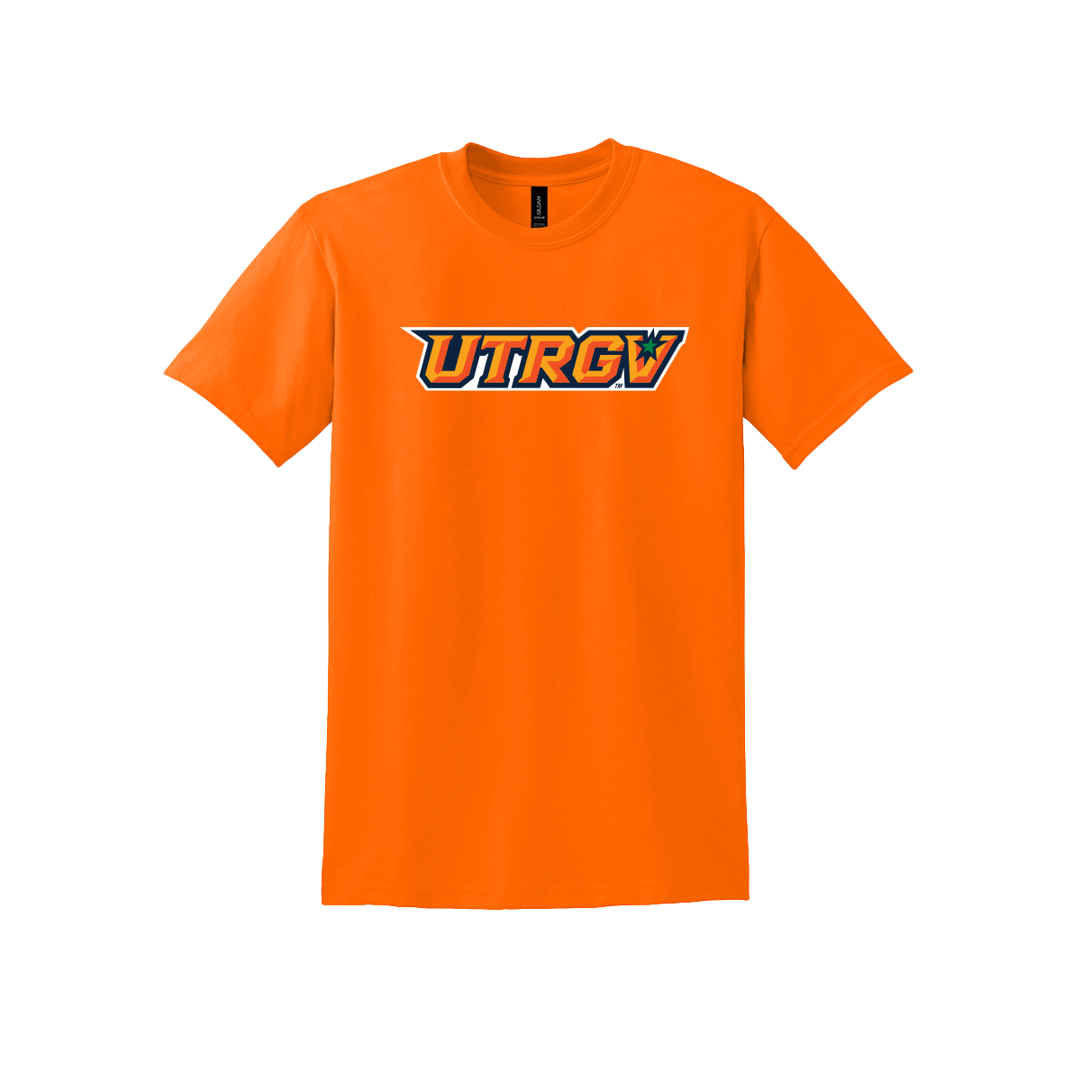 UTRGV Gildan Primary Logo - Orange T-shirt