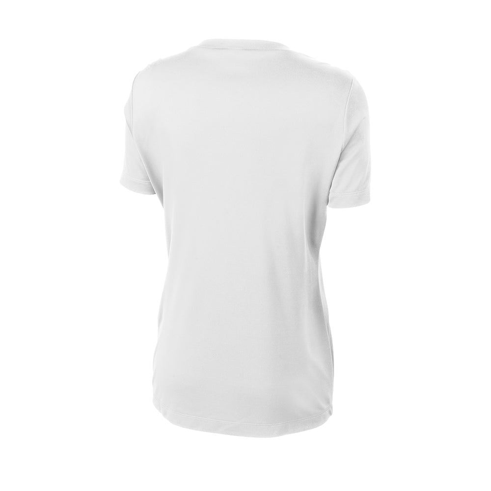 White - Sport-Tek® Women's Short Sleeve