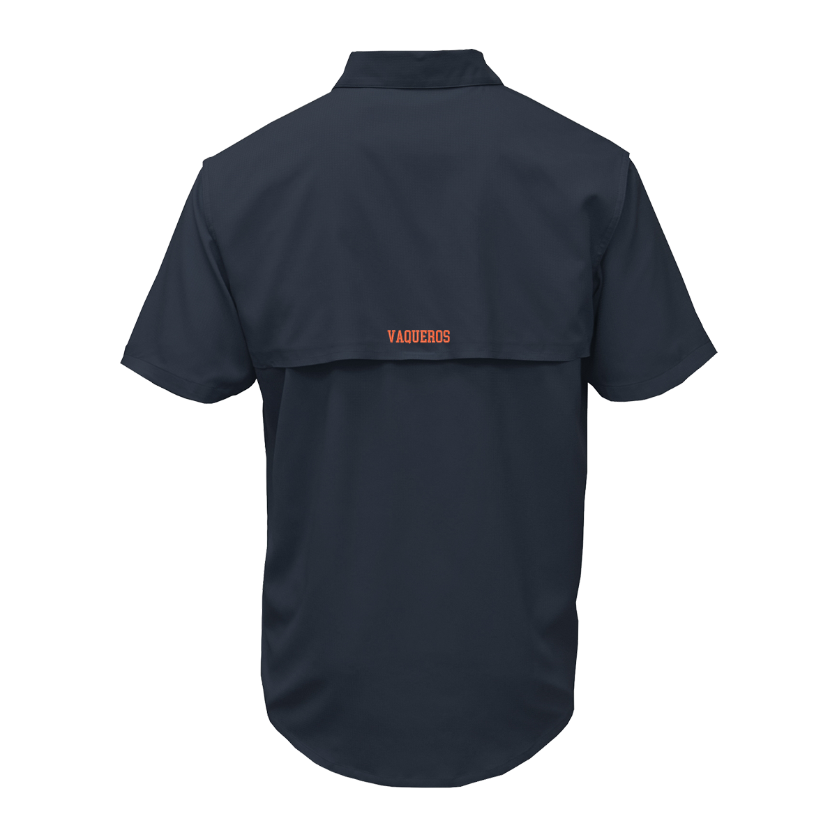 UTRGV Texas Logo - Men's Navy Fishing Shirt