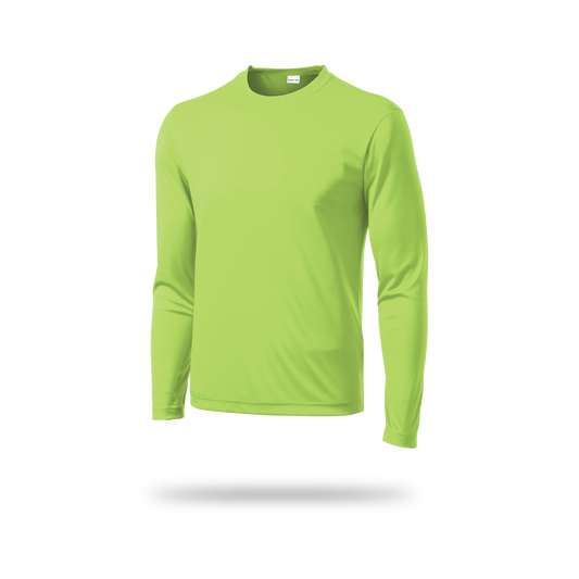 Sport-Tek® Men's - Long Sleeve Lime Shock