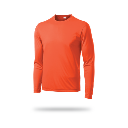 Sport-Tek® Men's - Long Sleeve Neon Orange