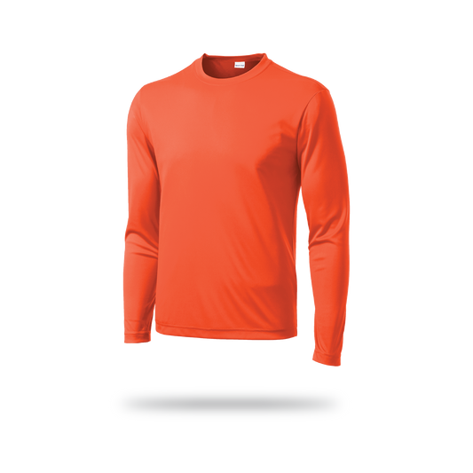 Sport-Tek® Men's - Long Sleeve Neon Orange