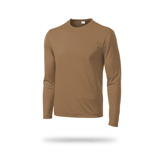 Sport-Tek® Men's - Long Sleeve Woodland Brown