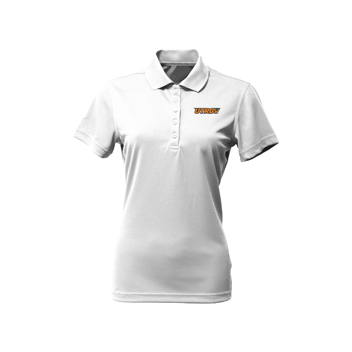 UTRGV Primary Logo - Women's White Polo