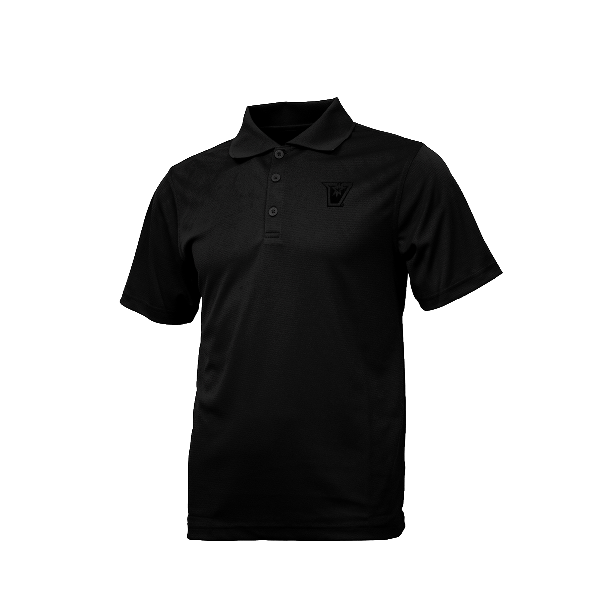UTRGV Black V Logo - Men's Black Polo