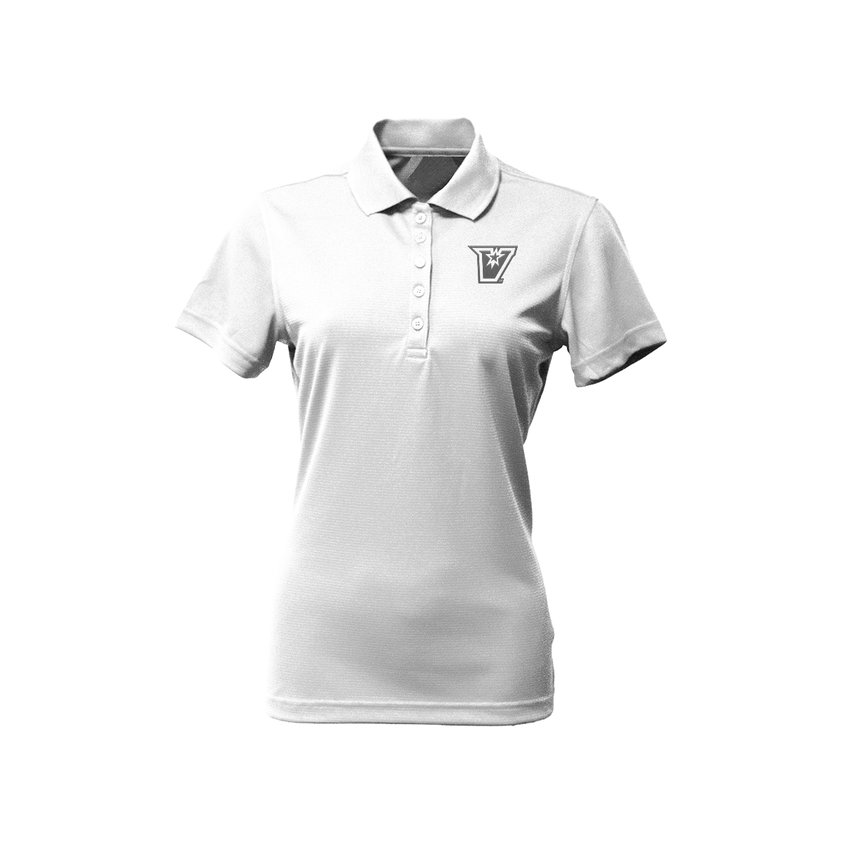 UTRGV Grey V Logo - Women's White Polo