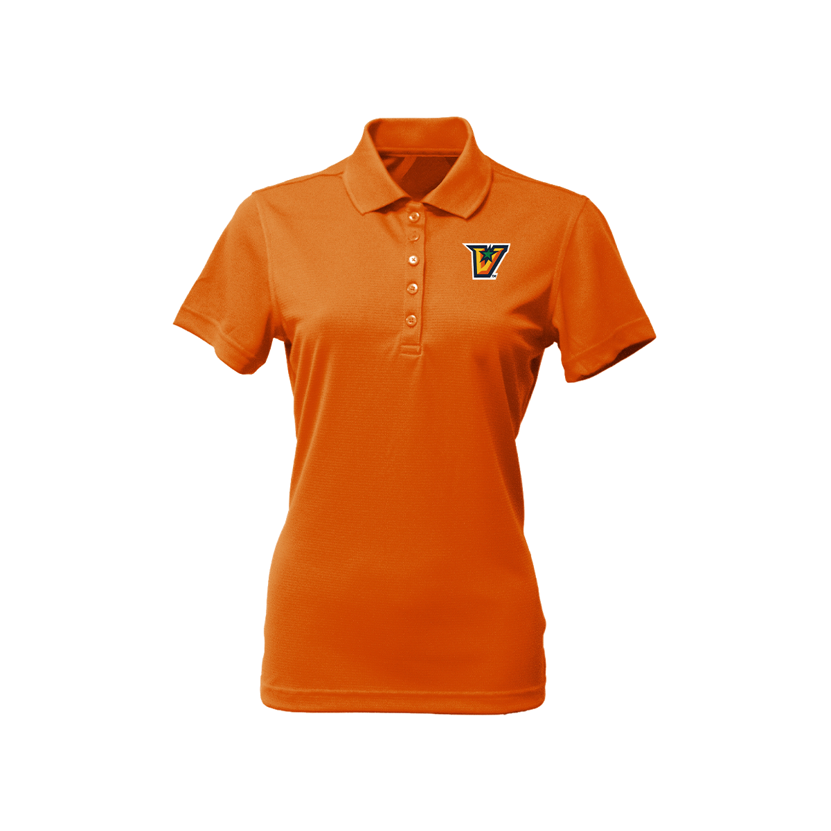 UTRGV V Logo - Women's Orange Polo