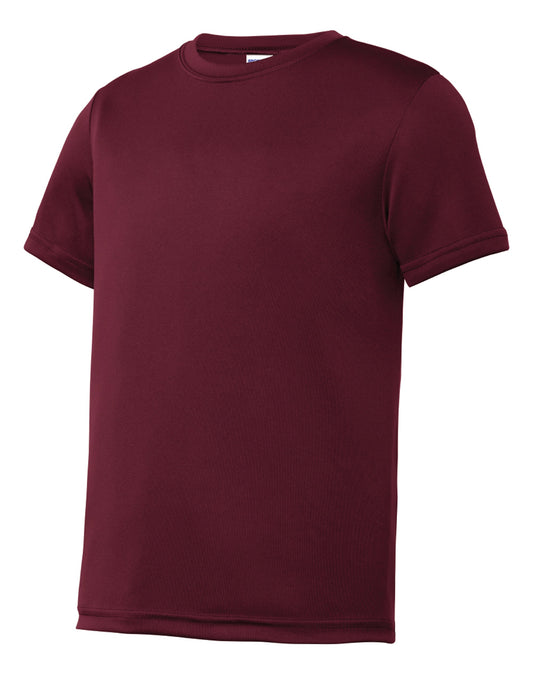 Sport-Tek® Youth Short Sleeve - Maroon