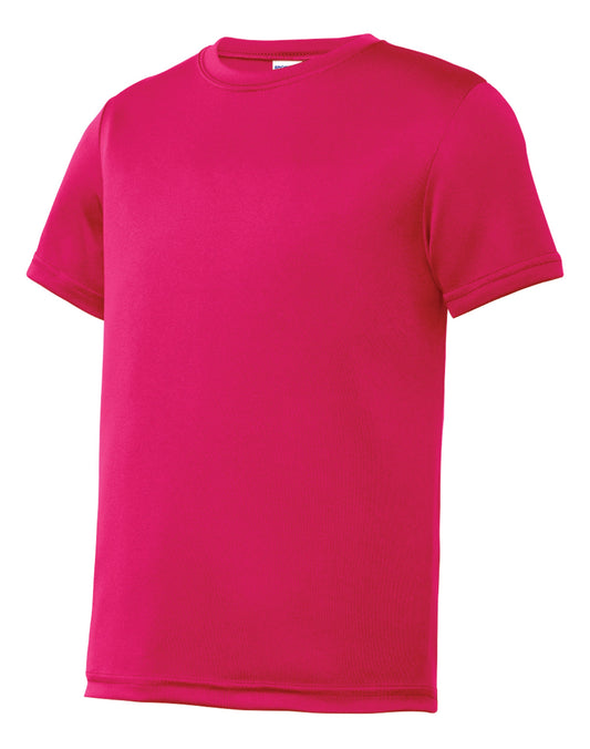 Sport-Tek® Youth Short Sleeve - Pink Raspberry